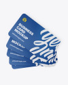 Paper Business Cards Mockup