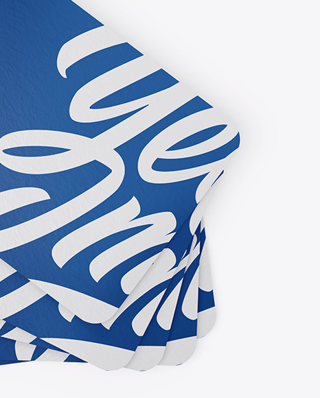 Paper Business Cards Mockup