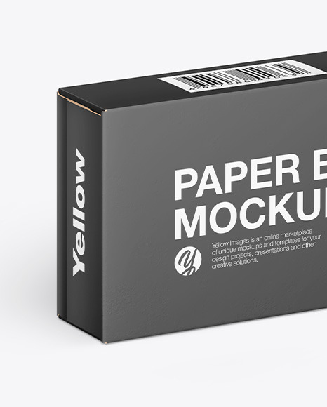 Spaghetti Pasta Box Mockup