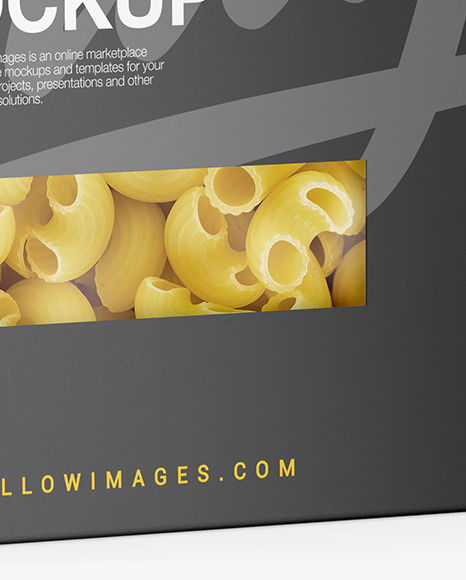 Cellentani Pasta Box Mockup