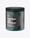 Matte Protein Jar Mockup