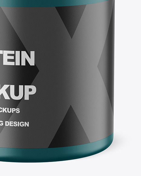 Matte Protein Jar Mockup