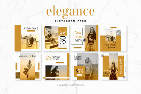 Elegance Instagram Pack - Web banner