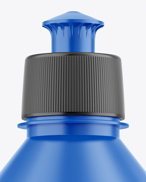 Glossy Plastic Bottle Mockup