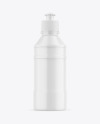 Glossy Plastic Bottle Mockup