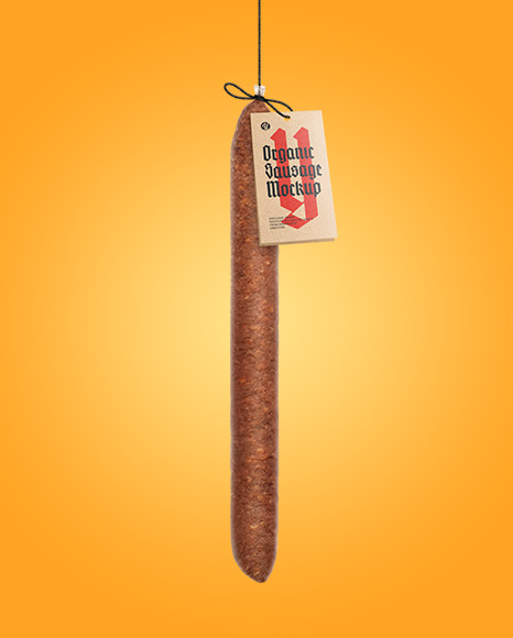 Chorizo Sausage Mockup