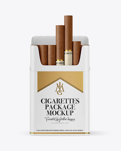 Paper Cigarette Pack Mockup Paper Cigarette Pack Mockup