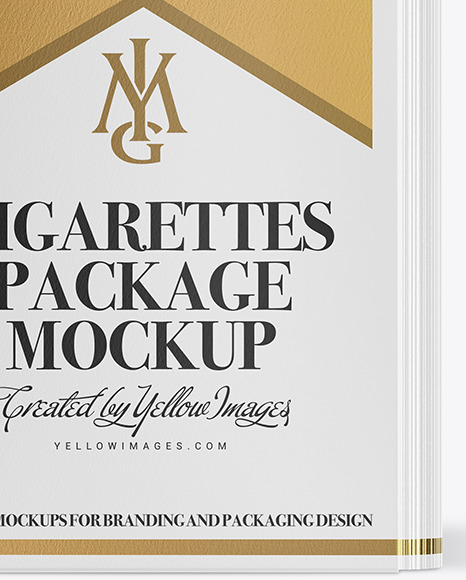 Paper Cigarette Pack Mockup Paper Cigarette Pack Mockup
