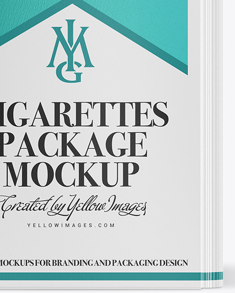Paper Cigarette Pack Mockup Paper Cigarette Pack Mockup