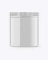 Glossy Protein Jar Mockup