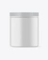 Matte Protein Jar Mockup