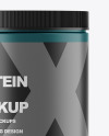 Matte Protein Jar Mockup