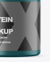 Matte Protein Jar Mockup