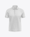 Men's Short Sleeve Polo Raglan Mockup