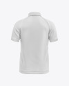 Men's Short Sleeve Polo Raglan Mockup