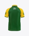 Men's Short Sleeve Polo Raglan Mockup