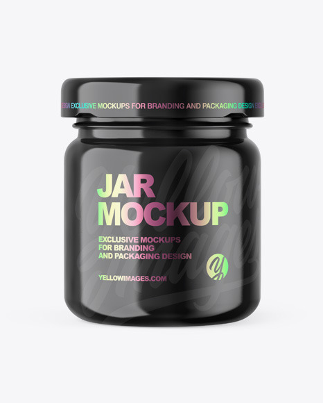 Glossy Jar Mockup