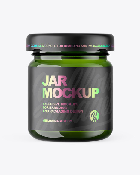 Green Jar Mockup