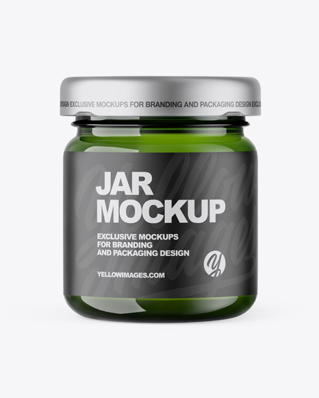 Green Jar Mockup