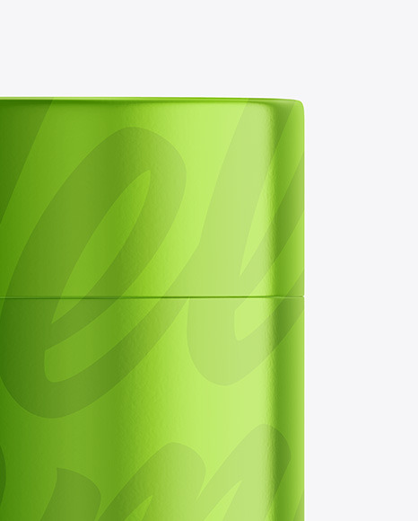 Metallic Paper Tube Mockup