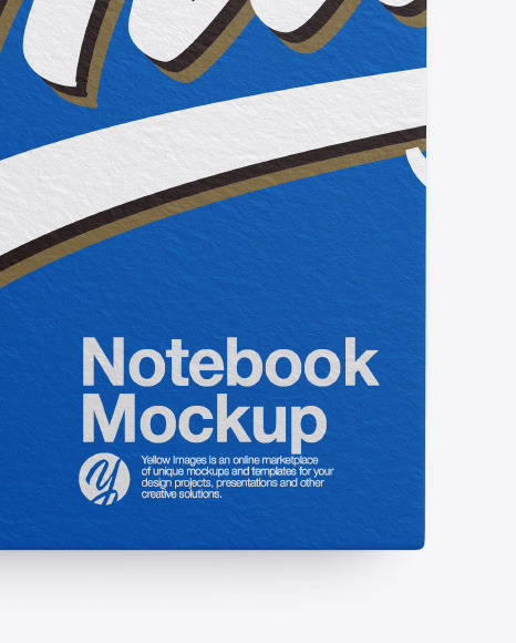 Textured Notebook Mockup