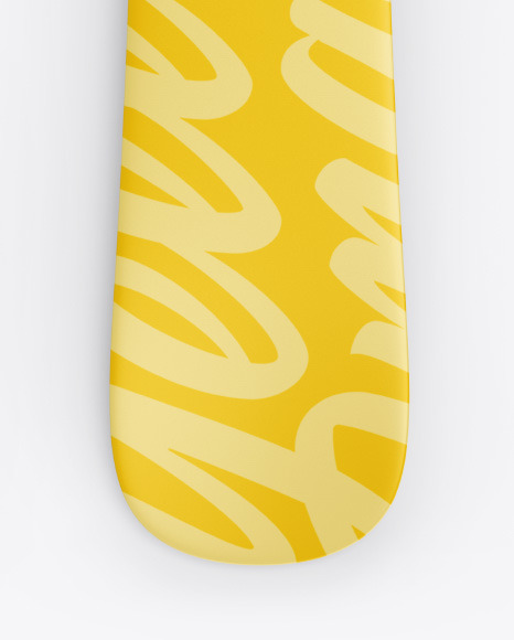 Matte Snowboard Mockup - Top & Back Sides