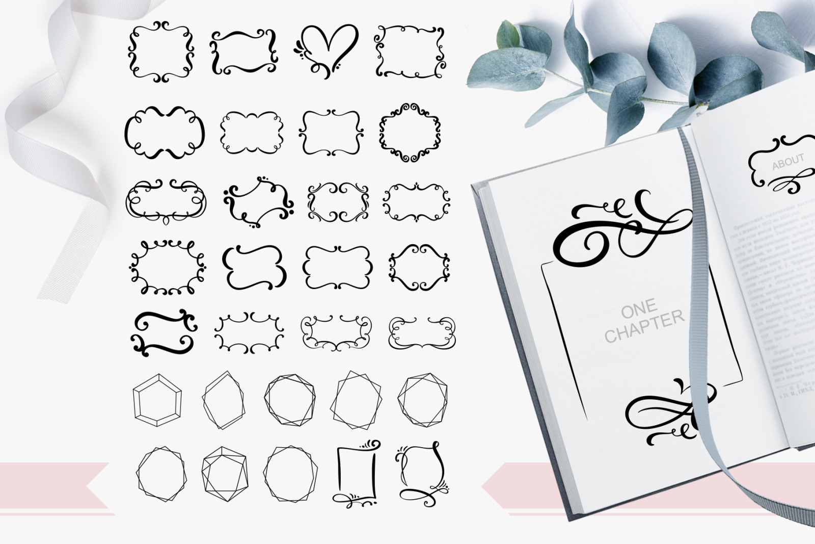 Hand Drawn Vintage SVG Frames