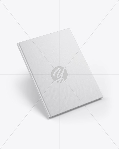 Hardcover Book w/ Fabric Cover Mockup