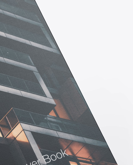 Hardcover Book w/ Fabric Cover Mockup