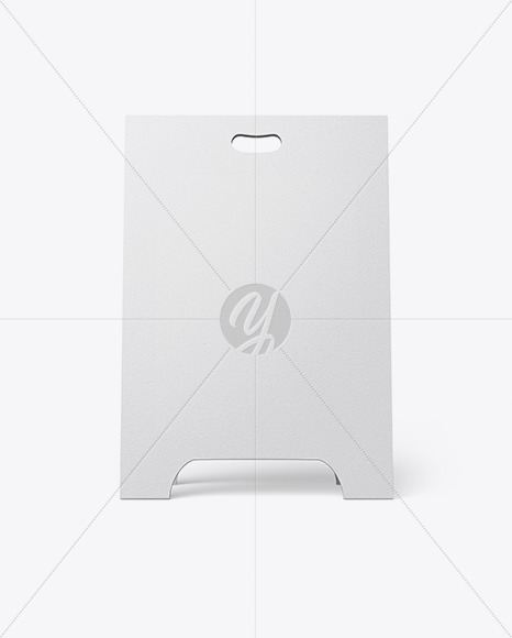 Textured Street Stand Mockup