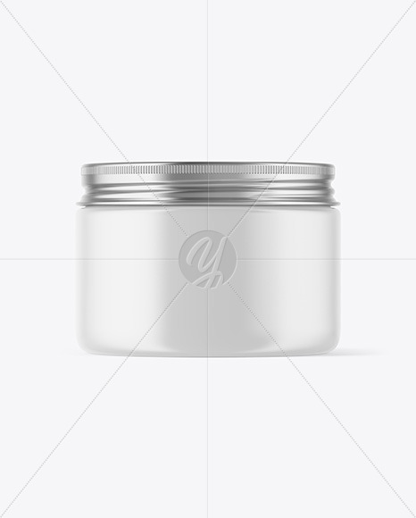 Matte Plastic Jar Mockup