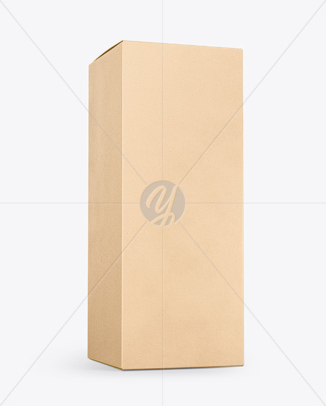 Kraft Paper Box Mockup