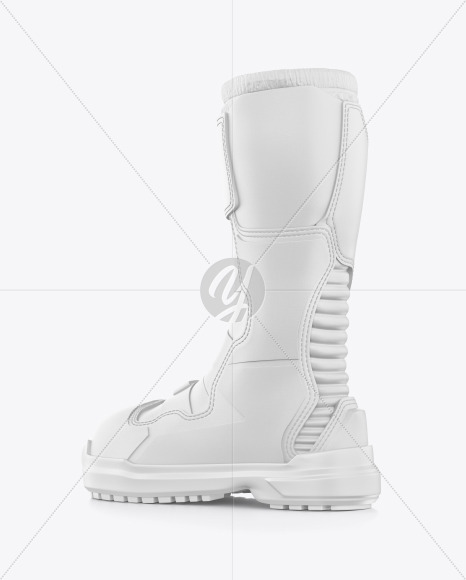 Motocross Boot Mockup