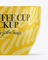 Matte Coffee Cup Mockup