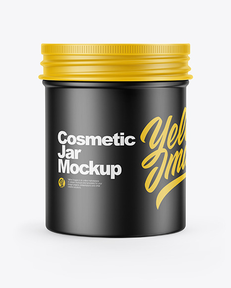 Cosmetic Jar Mockup