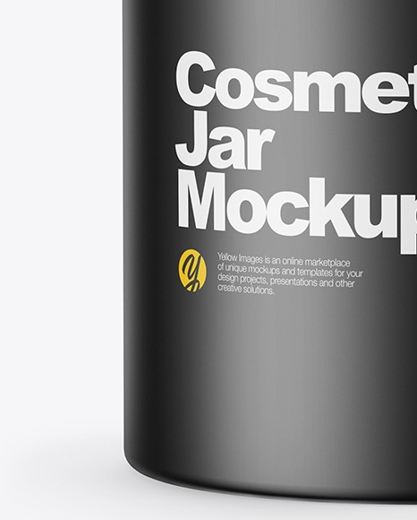 Cosmetic Jar Mockup