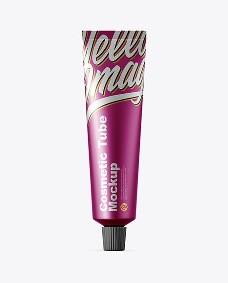 Metallic Cosmetic Tube Mockup - Free+Paint+Tube+Mockup+Zippypixels+Paint+Tubes+Mockup+Packaging+Mockup