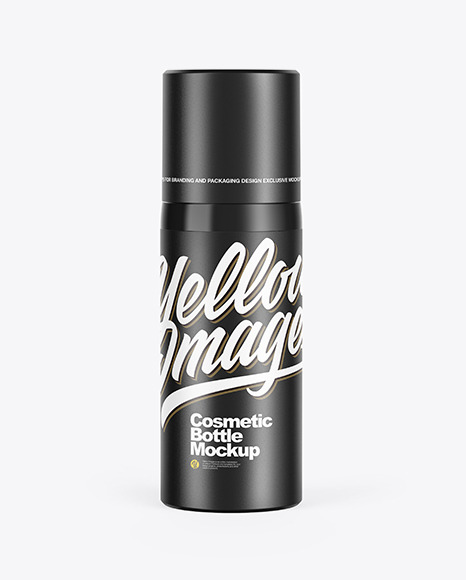 Cosmetic Bottle With Pump Mockup