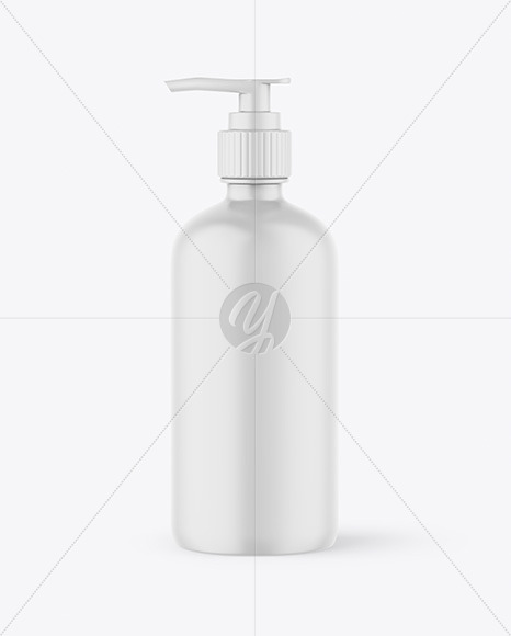 Matte Cosmetic Bottle Mockup Matte Cosmetic Bottle Mockup