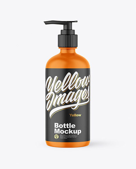 Matte Cosmetic Bottle Mockup - Matte+Cosmetic+Bottle+With+Batcher+Mockup+In+Bottle+Mockups+On