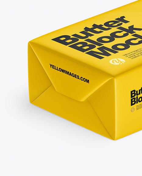 Matte Butter Block Mockup