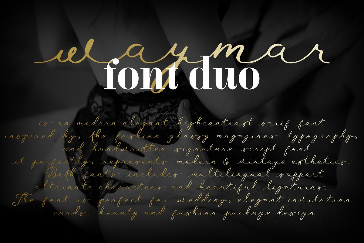 Waymar font duo Waymar font duo