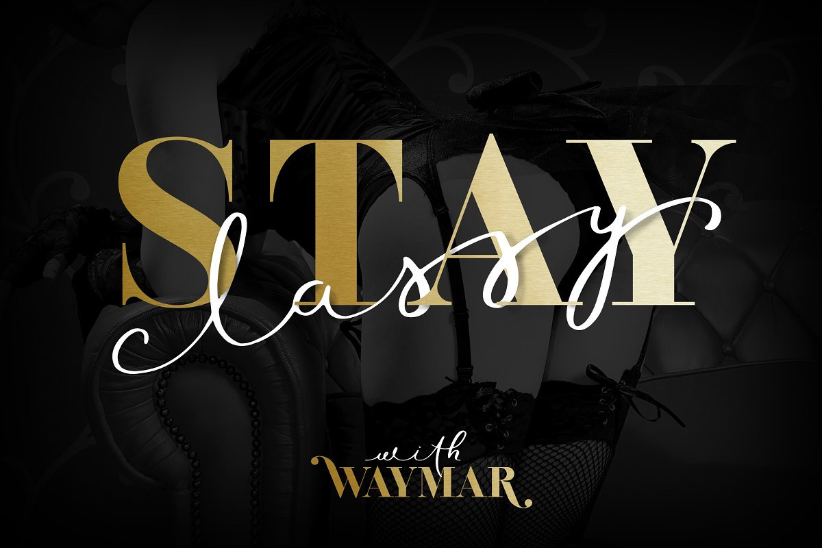 Waymar font duo Waymar font duo