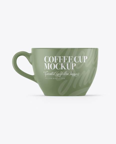 Ceramic Coffee Cup Mockup