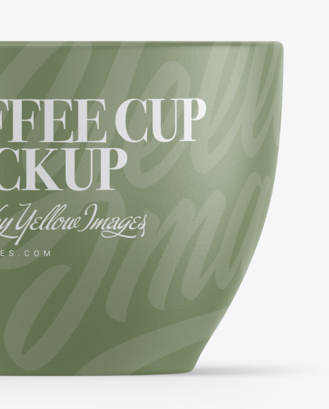 Ceramic Coffee Cup Mockup