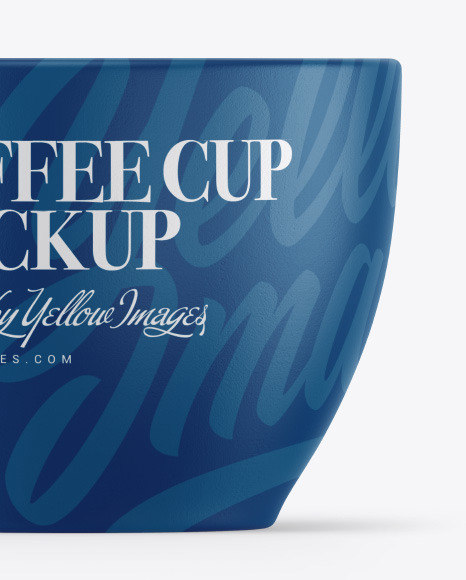 Ceramic Coffee Cup Mockup