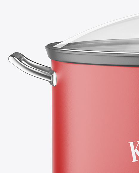 Matte Cooking Pot Mockup