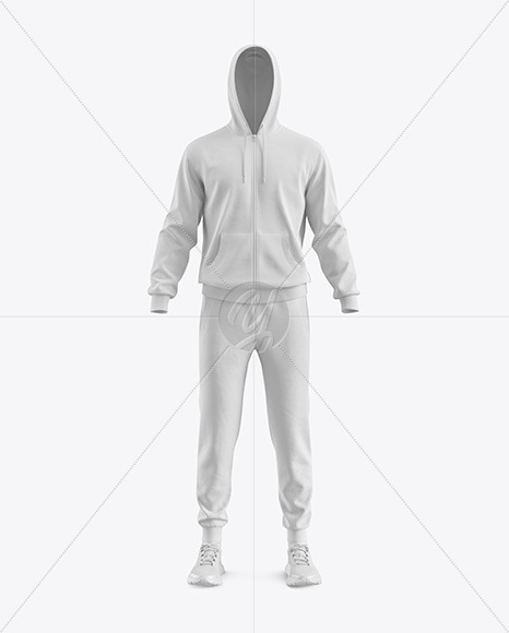 Men&#039;s Sport Suit Mockup - Front View