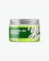 Clear Cosmetic Jar Mockup Clear Cosmetic Jar Mockup