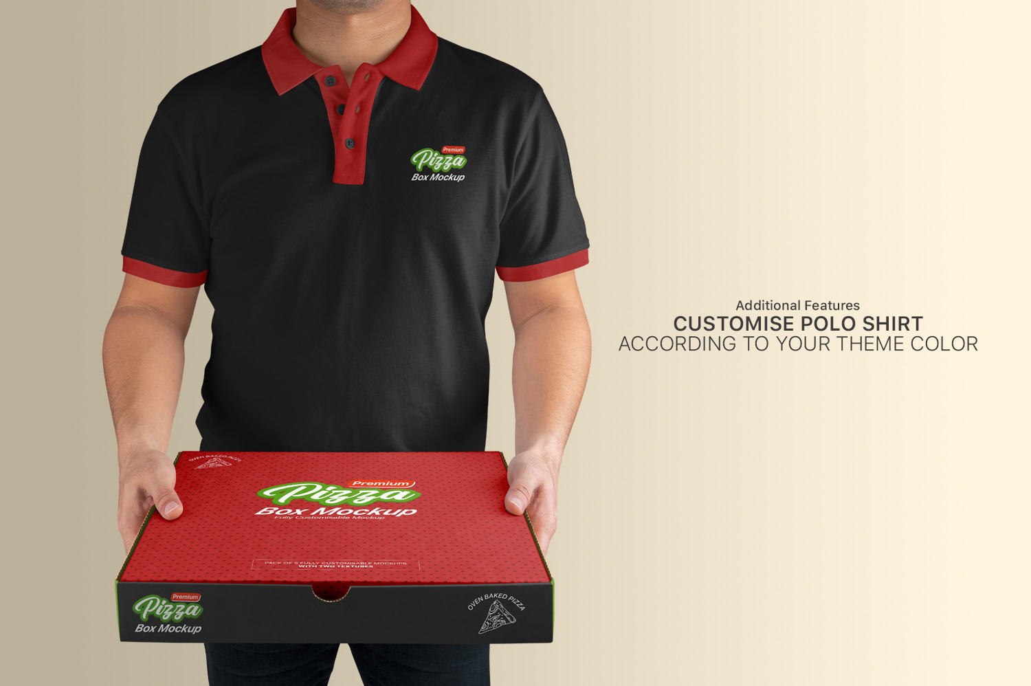 Pizza Box Mockups - Set of 5